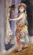 Pierre Renoir Young Girl with a Falcon France oil painting reproduction